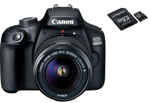 CANON DSLR fotoaparat 4000D EFS18-55BK 3011C018AA